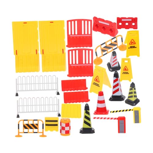 JUMPLAWN Teiliges Miniatur Verkehrszeichen Spielset mit Realistischen Baustellenschildern Leichtem Widerstandsfähigem Material Farbenfrohen Absperrungen für Sandtisch und Interaktives JUMPLAWN Teiliges Miniatur Verkehrszeichen Spielset mit Realistischen Baustellenschildern Leichtem Widerstandsfähigem Material Farbenfrohen Absperrungen für Sandtisch und Interaktives von JUMPLAWN