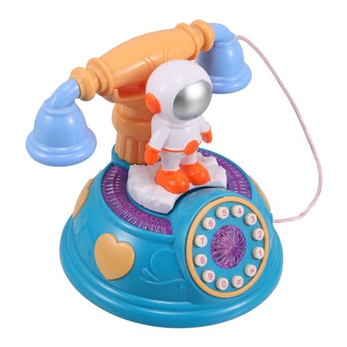 JUMPLAWN Telefon Astronaut Retro Telefon mit Lichteffekten Musik Interaktiv für Kindergarten und Zuhause Lernspielzeug für Jungen und Mädchen Ab Jahren JUMPLAWN Telefon Astronaut Retro Telefon mit Lichteffekten Musik Interaktiv für Kindergarten und Zuhause Lernspielzeug für Jungen und Mädchen Ab Jahren von JUMPLAWN