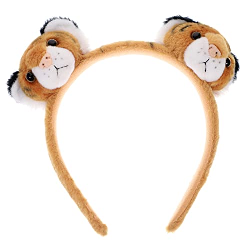 JUMPLAWN Tierischer Haarreif mit Tigerohren Weiches Plüsch Stirnband für Dschungel und Waldthemen Party Niedliches Cosplay Zubehör für Kostüme Fotorequisit und Fasching JUMPLAWN Tierischer Haarreif mit Tigerohren Weiches Plüsch Stirnband für Dschungel und Waldthemen Party Niedliches Cosplay Zubehör für Kostüme Fotorequisit und Fasching von JUMPLAWN
