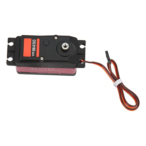 JAWL RC Car Digital Servo, DS5160 SSG 60KG Digital Servo Zwei Kugellager Wasserdicht Empfindliche Edelstahlgetriebe für Heimwerker für DS5160 für RC von JUMZ