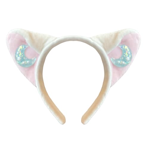 JUNNASALIKER Party Hairhoop Plüsch Katzen Ohr Haarband Cartoon Ohr Stirnband Für Geburtstag Party Kinder Frauen Musik Festival Requisiten Kopfbedeckung von JUNNASALIKER