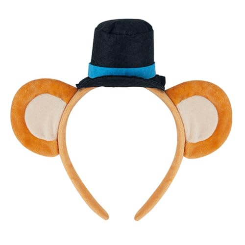 JUNNASALIKER Schönes Plüschbärenohr Stirnband Für Frauen Mädchen Geburtstagsfeier Geting Headpiece School Event Accessoire Bühnenhaarhoop von JUNNASALIKER