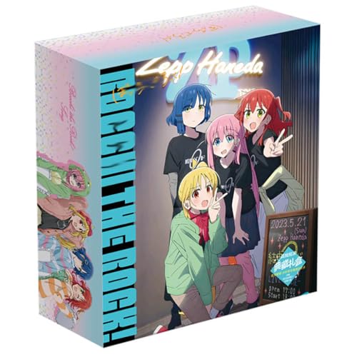 18 Bocchi The Rocks Merch Geschenk Box | Anime Figur Wasserflasche, Anhänger, Aufkleber, Poster, Karten, Abzeichen, Badges | Bocchi The Rocks Kollektionen Set von JUSONGKWCP