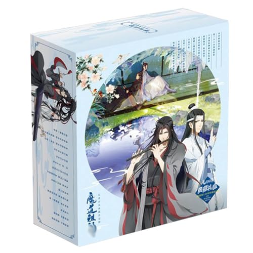 18 Grandmaster of Demonic Cultivations Merch Geschenk Box | Anime Figur Wasserflasche, Anhänger, Aufkleber, Poster, Karten, Abzeichen, Badges | Mo Dao Zu Shi Kollektionen Set von JUSONGKWCP