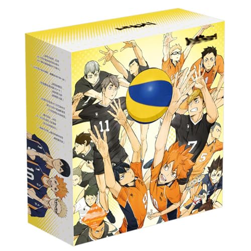 18 Haikyuus Merch Geschenk Box | Anime Figur Wasserflasche, Anhänger, Aufkleber, Poster, Karten, Abzeichen, Badges | Haikyuus Kollektionen Set von JUSONGKWCP