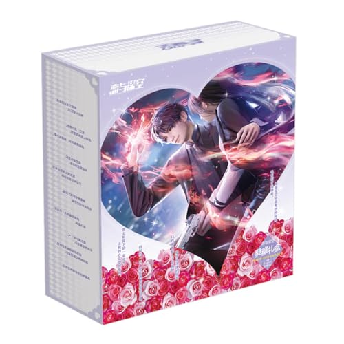 18 Love Deepspace Merch Geschenk Box | Spiel Figur Wasserflasche, Anhänger, Aufkleber, Poster, Karten, Abzeichen, Badges | Qingche Sylus Rafayel Kollektionen Set von JUSONGKWCP