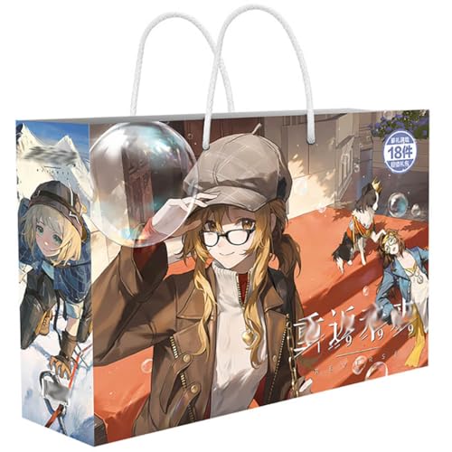 18 Revers 1999 Lucky Bag Deko | Anime Figur Acryl Stand, Aufkleber, Karten, Armband, Poster, Abzeichen, Lesezeichen | Revers 1999 Merch Box Set von JUSONGKWCP