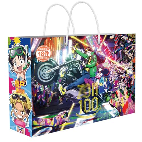 18 Zoms 100 Lucky Bag Deko | Anime Figur Acryl Stand, Aufkleber, Karten, Armband, Poster, Abzeichen, Lesezeichen | Zoms 100 Merch Box Set von JUSONGKWCP