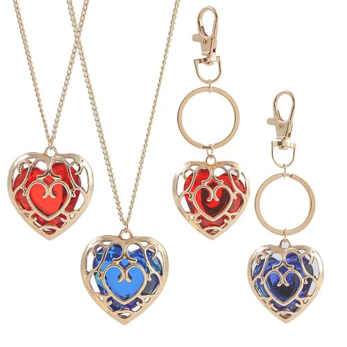 4 Pcs Zalelda Echoes of Wisdoms Schlüsselanhänger Halskette Game Zalelda Tears Kingdoms Figur Link Cosplay Zubehör Skelett Herz Anhänger Set 4 Pcs Zalelda Echoes of Wisdoms Schlüsselanhänger Halskette Game Zalelda Tears Kingdoms Figur Link Cosplay Zubehör Skelett Herz Anhänger Set von JUSONGKWCP