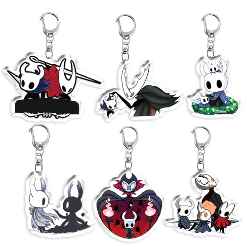 6 Pcs Hollow The Knights Schlüsselanhänger Game Figur Cosplay Accessories Hollow The Knights Acryl Anhänger Decke Set 6 Pcs Hollow The Knights Schlüsselanhänger Game Figur Cosplay Accessories Hollow The Knights Acryl Anhänger Decke Set von JUSONGKWCP