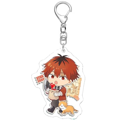 Frieren Schlüsselanhänger Anime Figur Frieren Cosplay Accessories Süße Keychain Frieren Acryl Kette (Mehrfarbig-5) von JUSONGKWCP