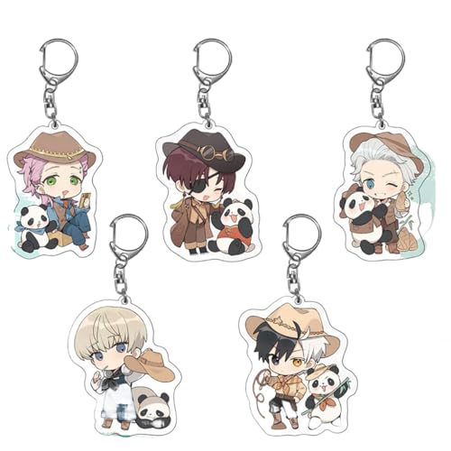 5 Set Wind Breakers Schlüsselanhänger Anime Figur Cosplay Accessories Wind Breakers Acryl Anhänger Keychain Collections von JUSONGKWCP