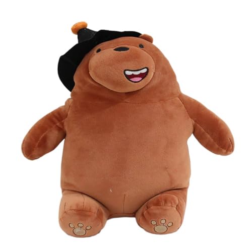 JUSONGKWCP We Cute Bears Plush Toys Bear Figur Niedlich Plüschpuppe We Cute Bears Plüsch Kissen 30 cm / 12 Inch Party Deko Doll (Brown) von JUSONGKWCP