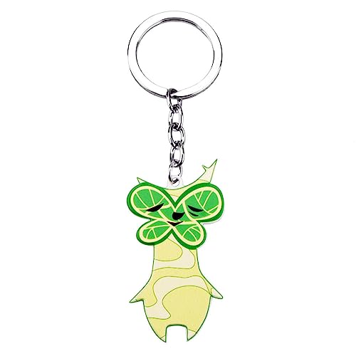 Zeldas Echoes of Wisdoms Korok Schlüsselanhänger Niedlich Game Figur Korok Auto Accessories Zeldas Figuren Metal Anhänger (Green-1) von JUSONGKWCP