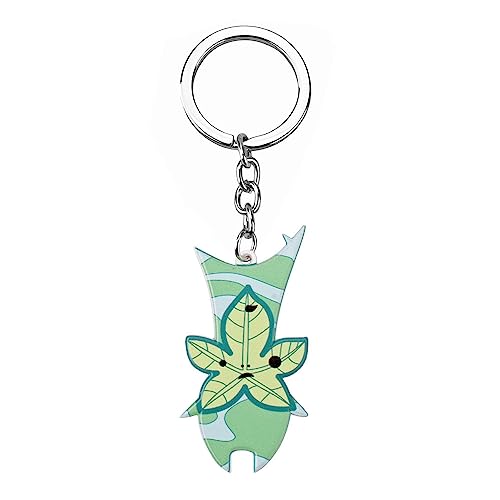 Zeldas Echoes of Wisdoms Korok Schlüsselanhänger Niedlich Game Figur Korok Auto Accessories Zeldas Figuren Metal Anhänger (Green-4) von JUSONGKWCP