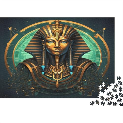 300 Stück Puzzles Für Erwachsene Teenager Egyptian Pharao Stress Abbauen Familien-Puzzlespiel Mit Poster in Voller Größe 300-teiliges Puzzle Lernspiel Geschenk 300pcs (40x28cm) von JUXINGABC