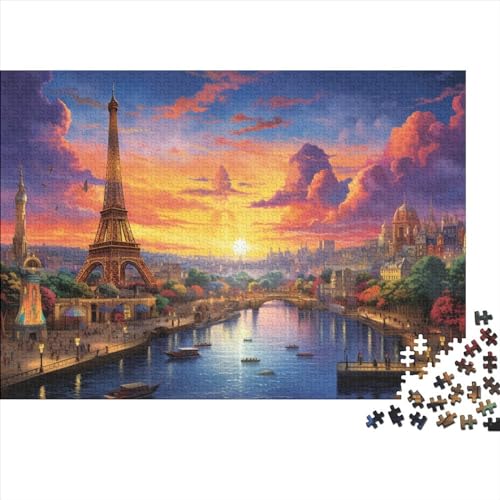 300 Stück Puzzles Für Erwachsene Teenager Eiffelturm Frankreich Stress Abbauen Familien-Puzzlespiel Mit Poster in Voller Größe 300-teiliges Puzzle Lernspiel Geschenk 300pcs (40x28cm) von JUXINGABC