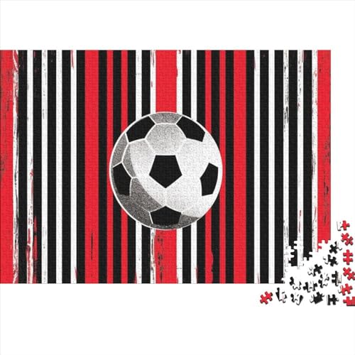 300 Teile Hölzern Puzzle - Fußball - 300 Teile Puzzle Für Erwachsene Ab 14 Jahren 300pcs (40x28cm) von JUXINGABC