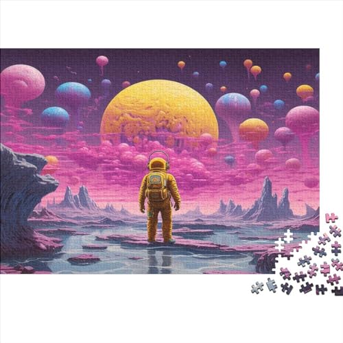 Astronaut, Planet 300 Teile Hölzern Puzzle 300pcs (40x28cm) von JUXINGABC