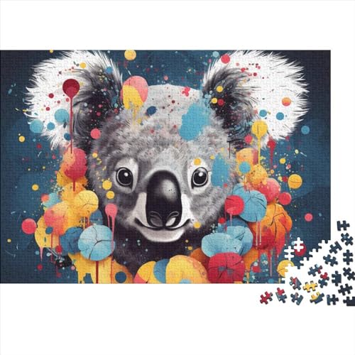 Koala s 1000 Teile, Impossible Woody Puzzle,Geschicklichkeitsspiel Für Die Ganze Familie, Erwachsenenpuzzle Ab 14 Jahren Puzzel 1000pcs (75x50cm) von JUXINGABC