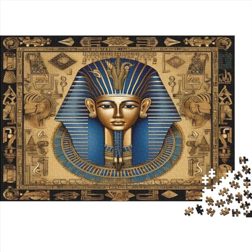 Puzzle 1000 Teile, Egyptian Pharao Collection, Geschicklichkeitsspiel Für Die Ganze Familie, Erwachsenenpuzzle Ab 14 Jahren - Holzpuzzle 1000pcs (75x50cm) von JUXINGABC