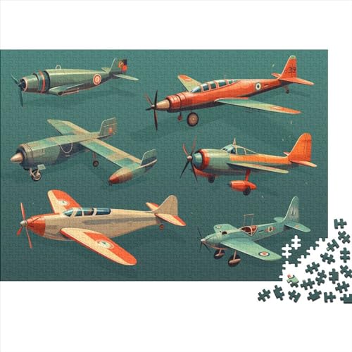 Puzzle 1000 Teile, Flugzeugthema Collection, Geschicklichkeitsspiel Für Die Ganze Familie, Erwachsenenpuzzle Ab 14 Jahren - Holzpuzzle 1000pcs (75x50cm) von JUXINGABC
