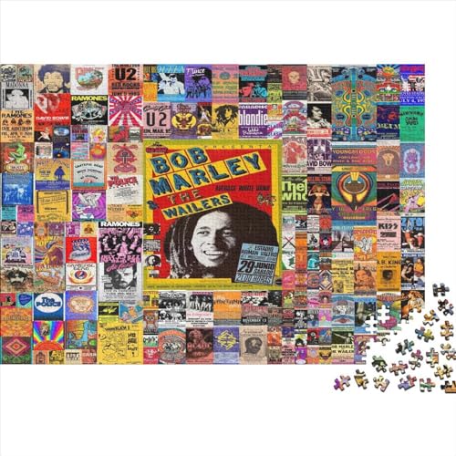 Puzzle 1000 Teile, Retro-Kunst3 Collection, Geschicklichkeitsspiel Für Die Ganze Familie, Erwachsenenpuzzle Ab 14 Jahren - Holzpuzzle 1000pcs (75x50cm) von JUXINGABC