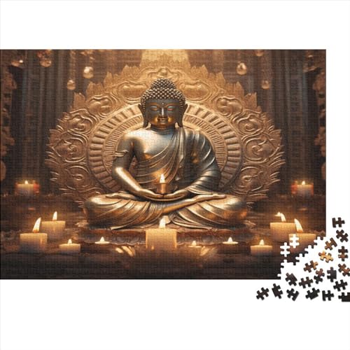 Puzzle 1000 Teile,Puzzle Erwachsene, Impossible Puzzle, Geschicklichkeitsspiel Für Die Ganze Familie,Puzzle Farbenfrohes Legespiel - Buddha.Home Dekoration Puzzle 1000pcs (75x50cm) von JUXINGABC