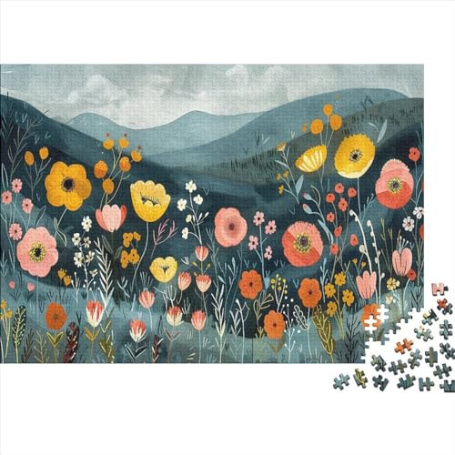 Puzzle 300 Teile,Puzzle Erwachsene, Impossible Puzzle, Geschicklichkeitsspiel Für Die Ganze Familie,Puzzle Farbenfrohes Legespiel - Blume.Home Dekoration Puzzle 300pcs (40x28cm) von JUXINGABC