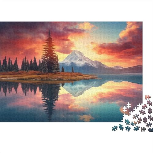 Puzzle 500 Teile, Natürliche und atemberaubende Landschaft Collection, Geschicklichkeitsspiel Für Die Ganze Familie, Erwachsenenpuzzle Ab 14 Jahren - Holzpuzzle 500pcs (52x38cm) von JUXINGABC