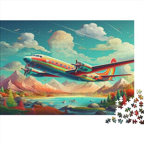 Puzzle 500 Teile - Flugzeugthema - Puzzle Für Erwachsene, [Exklusiv] 500pcs (52x38cm) - Holzpuzzle von JUXINGABC
