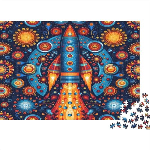 Puzzle 500 Teile Rakete Puzzles Für Erwachsene Klassische Puzzles 500 Teile Erwachsene Puzzles Schwer Erwachsene 500 Teile 500pcs (52x38cm) von JUXINGABC