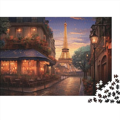 Woody Puzzle 300 Teile – Puzzle Für Erwachsene – Abend in Paris 300pcs (40x28cm) von JUXINGABC