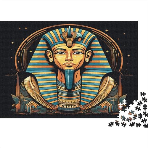 Woody Puzzle 300 Teile – Puzzle Für Erwachsene – Egyptian Pharao 300pcs (40x28cm) von JUXINGABC