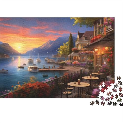 Woody Puzzle 500 Teile – Puzzle Für Erwachsene – Beautiful_Sunset_Over 500pcs (52x38cm) von JUXINGABC