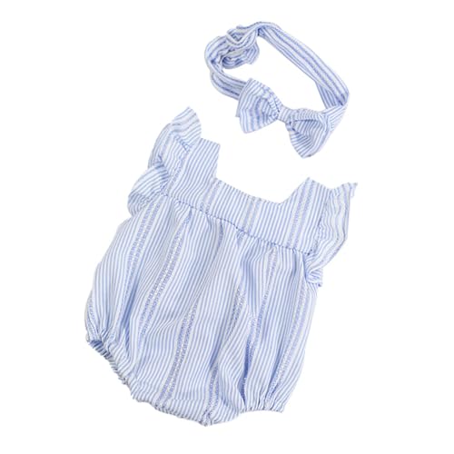 JUYAXIN Stilvoller, bunter Overall, Pyjama für 40,6 cm große Puppenkleid, Puppenkleidung, Mädchen, Puppen, Pyjama, bunte Kopfbedeckung von JUYAXIN