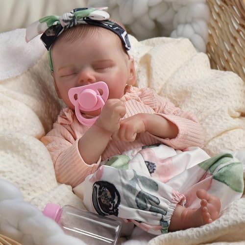 JUYOUYI Lifelike Reborn Baby Puppen, 18 Zoll realistische Baby-Puppe mit vollem Vinyl Körper Real Life Baby Puppe für Kinder ab 3 Jahren von JUYOUYI