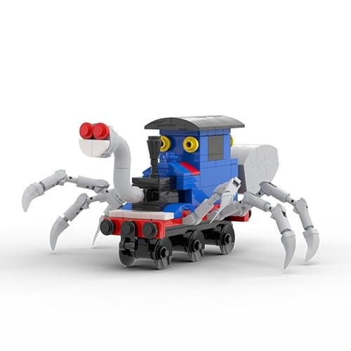 JVAVNE Choo Choo Charles Horror Spinnenzug Bausteine ​​Set 198 Teile, Charles Zug Klemmbausteine ​​Modell Spielzeug, Sammlerstück Verfolgungsjagd Bausatz Spielzeug für Erwachsene Jugendliche von JVAVNE