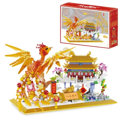JVAVNE Flammen Phoenix Tier Architektur Bausteine, 3035 Teile Mini Phoenix Vogel Architektur Klemmbausteine, Mikro Tier Architekturs Modell Bausatz, Geschenke für Erwachsene und Kinder JVAVNE Flammen Phoenix Tier Architektur Bausteine, 3035 Teile Mini Phoenix Vogel Architektur Klemmbausteine, Mikro Tier Architekturs Modell Bausatz, Geschenke für Erwachsene und Kinder von JVAVNE