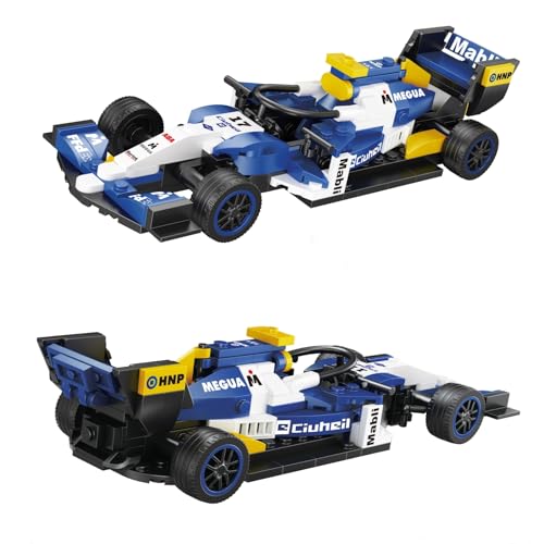 JVAVNE MOC Rennwagen Bausteine, F1 Rennwagen Klemmbausteine für Erwachsene, F1 Sportwagen Bausteine Sammlung, Geschenke für Kinder und Erwachsene (226 Teile) von JVAVNE