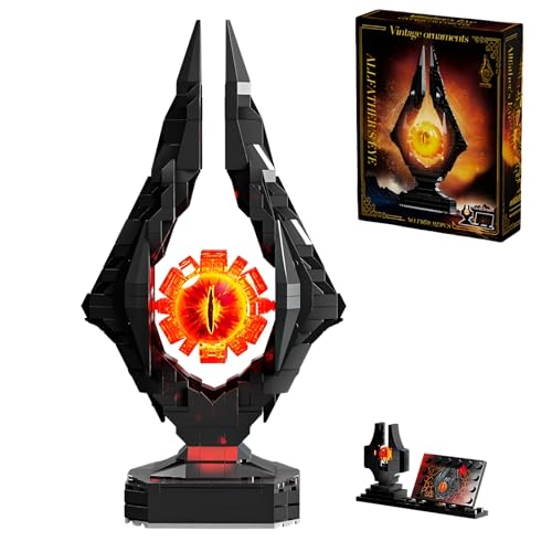JVAVNE Saurons Auge Bausteine, 925 Teile Allvaters Auge Klemmbausteine, STEM Dunkler Turm Augen Architecture Modell Spielzeug, Geschenk für Filmfans und Erwachsene JVAVNE Saurons Auge Bausteine, 925 Teile Allvaters Auge Klemmbausteine, STEM Dunkler Turm Augen Architecture Modell Spielzeug, Geschenk für Filmfans und Erwachsene von JVAVNE