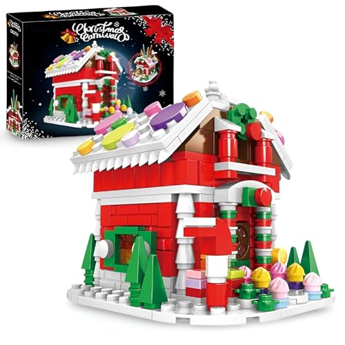 JVAVNE Weihnachts Bausteine, 322 Teile DIY Weihnachts Stiftehalter Klemmbausteine Bauspielzeug, Festival Architektur Bausatz Modell, Geschenk für Erwachsene und Kinder JVAVNE Weihnachts Bausteine, 322 Teile DIY Weihnachts Stiftehalter Klemmbausteine Bauspielzeug, Festival Architektur Bausatz Modell, Geschenk für Erwachsene und Kinder von JVAVNE