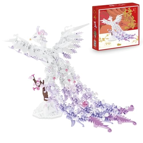 JVAVNE White Phoenix Bausteine Bausatz, 1078 Teile Mini Vogel Klemmbausteine, Micro Magic World Phönix Tier Modell Spielzeug, Geschenk für Erwachsene und Kinder JVAVNE White Phoenix Bausteine Bausatz, 1078 Teile Mini Vogel Klemmbausteine, Micro Magic World Phönix Tier Modell Spielzeug, Geschenk für Erwachsene und Kinder von JVAVNE