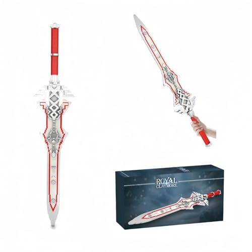 Royal Guard's Claymore Sword Bausteine Set, 981 Teile Konoe Sword Klemmbausteine Modell Kit Legend of Medieval Zeld Weapon Spielzeug Geschenk für Erwachsene Kinder Fans, Cosplay Requisiten Dekor von JVAVNE