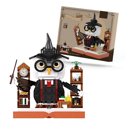 Tier Bausteine Spielzeug, 1806 Teile Magische Eule Klemmbausteine Kit für Erwachsene, Sammel Tier Bausatz Modell Spielzeug, Geschenke für Jungen und Mädchen Tier Bausteine Spielzeug, 1806 Teile Magische Eule Klemmbausteine Kit für Erwachsene, Sammel Tier Bausatz Modell Spielzeug, Geschenke für Jungen und Mädchen von JVAVNE