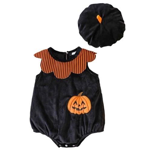 Neugeborene Baby Mädchen Kleidung Set Unisex Kürbis Halloween Kostüm Kinder Reißverschluss Fleece Langarm Strampler Jumpsuit mit Kapuze Streifen Strumpfhose 2 Stück Karneval Cosplay 0-24 Monate Neugeborene Baby Mädchen Kleidung Set Unisex Kürbis Halloween Kostüm Kinder Reißverschluss Fleece Langarm Strampler Jumpsuit mit Kapuze Streifen Strumpfhose 2 Stück Karneval Cosplay 0-24 Monate von JVHYANFUL