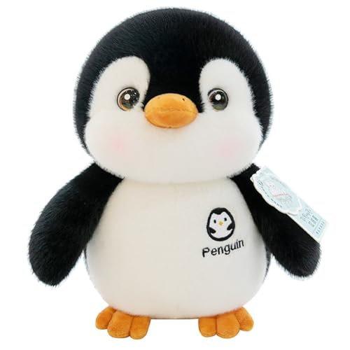 JWKLYZH Pinguin Kuscheltier Pinguin Plush Figur Kawaii Plüsch Stofftier Kuscheltier Puppe Geschenk Cartoon Anime Stofftier Geschenke Für Kinder Anime Kuscheltier für Kinder ab 1 Jahren 25CM von JWKLYZH