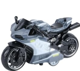 Motorrad Spielzeug Auto,Motorrad Spielzeug Legierung Motorrad Ornament Simulation Motorrad Modell Legierung Motorrad Spielzeug Kinder Spielzeug Auto Geschenk, Kinder dekorative Geschenk - Grau von JWKLYZH