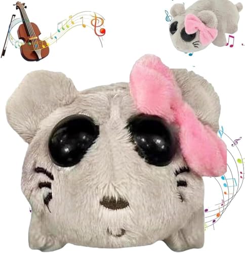 Sad Hamstere Plüschtier,Trauriger Hamster Plüsch mit Eingebautem Geigensound, Hamster Kuscheltier Spielzeug Sad Hamster Meme Plush Stuffed Toys Süße Cartoon Kuscheltiere Kinderspiele Geschenke von JWKLYZH