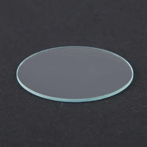 Glaslinsendurchmesser 20 21 51 55 63,5 65 mm, for reflektierende Optik, Glas-Flachlinse, Dicke 2/3 mm, Glas-Rundlinse, 1 Stück(21 * 1.5mm) von JWOO